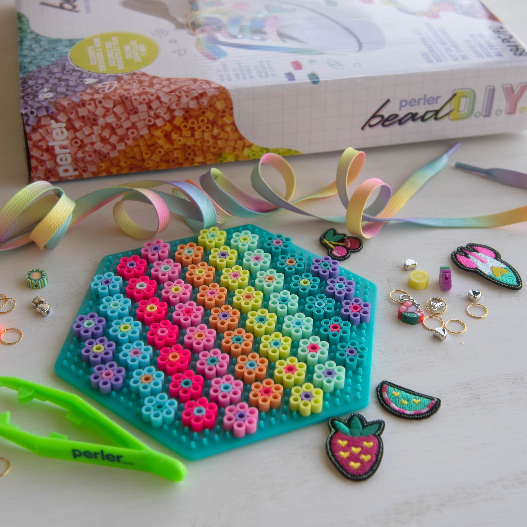 Perler® Bead DIY Shoe Decoration Kit